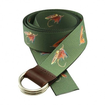 Sherman Brothers Largo D-Ring Web Belt-SmallFly