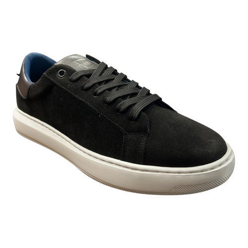 G. Brown Bowie Suede Black Sneaker W/ Black Star Detail Clearance Only  