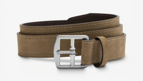 Allen Edmonds Clayton Street Belt Tobacco Suede