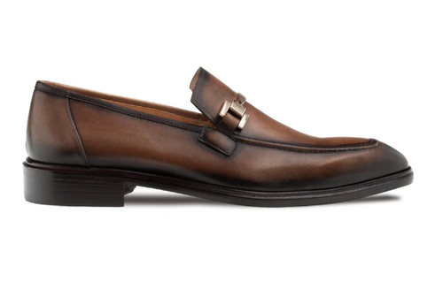 Mezlan Barsotti Patina Calf Loafer Chocolate