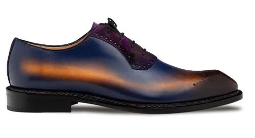 Mezlan Bretton Multi-Tone Oxford Purple/Multi
