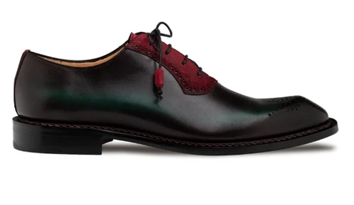 Mezlan Bretton Multi-Tone Oxford Graphite/Multi