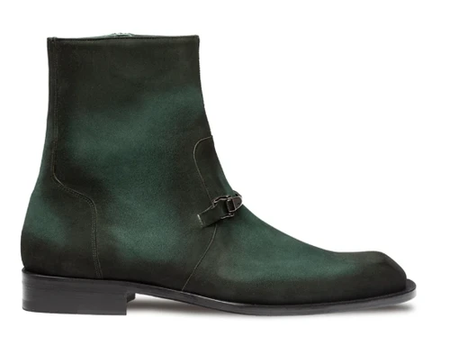 Mezlan Mystic Suede Ornament Boot Forest