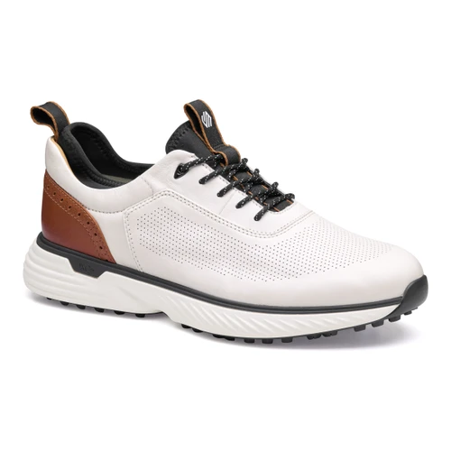 Johnston & Murphy HX1 Luxe Hybrid White Waterproof Full Grain 