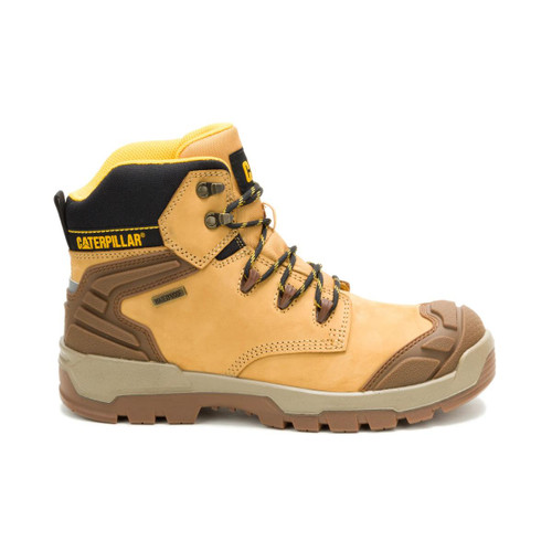 CAT Footwear Men's Striver XL Waterproof Steel Toe Work Boot in Honey