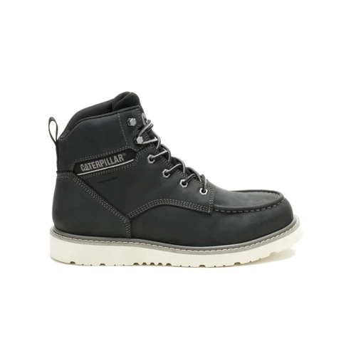 CAT Footwear Men's Reclaimer Wedge Waterproof Work Boot in Black