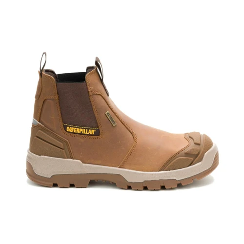 CAT Footwear Men's Striver XL Chelsea Waterproof Steel Toe Work Boot in Pyramid
