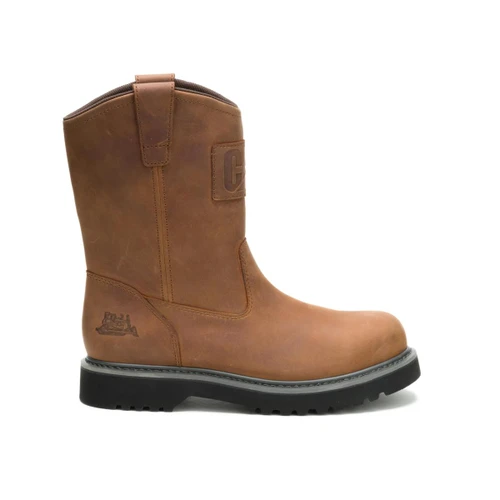 CAT Footwear Men's Planer Welly Steel Toe Work Boot in Lion