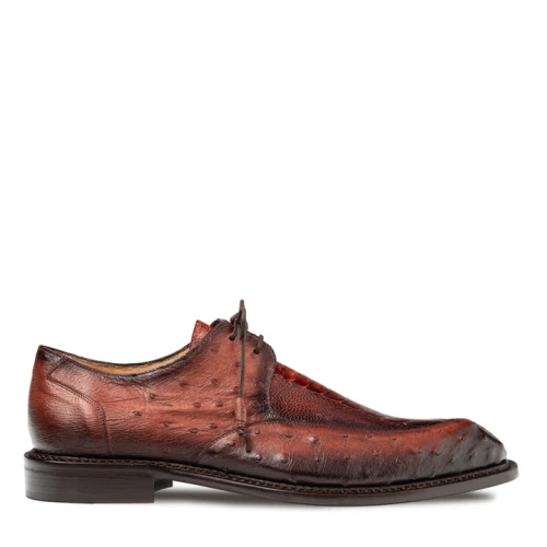 Cerler Ostrich Split Toe Derby Brown