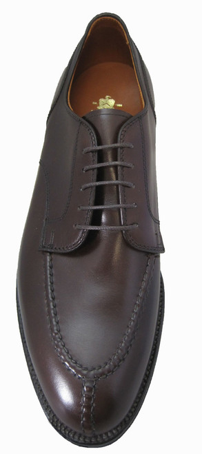 Alden Norwegian Front Blucher with Handsewn Vamp & Toe Seam Dark