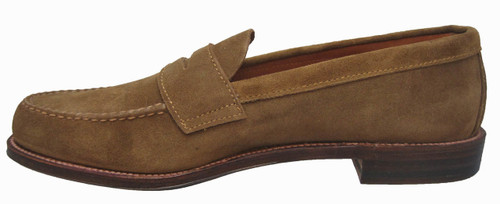 Alden Penny Loafer with Unlined Vamp Snuff Suede #6243F - Sherman ...