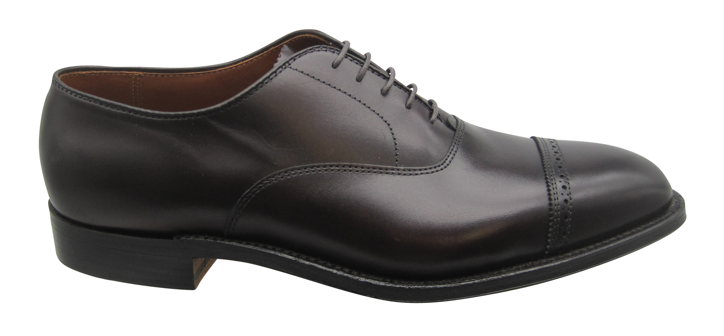 Alden Straight Tip Bal Burgundy Calfskin #905