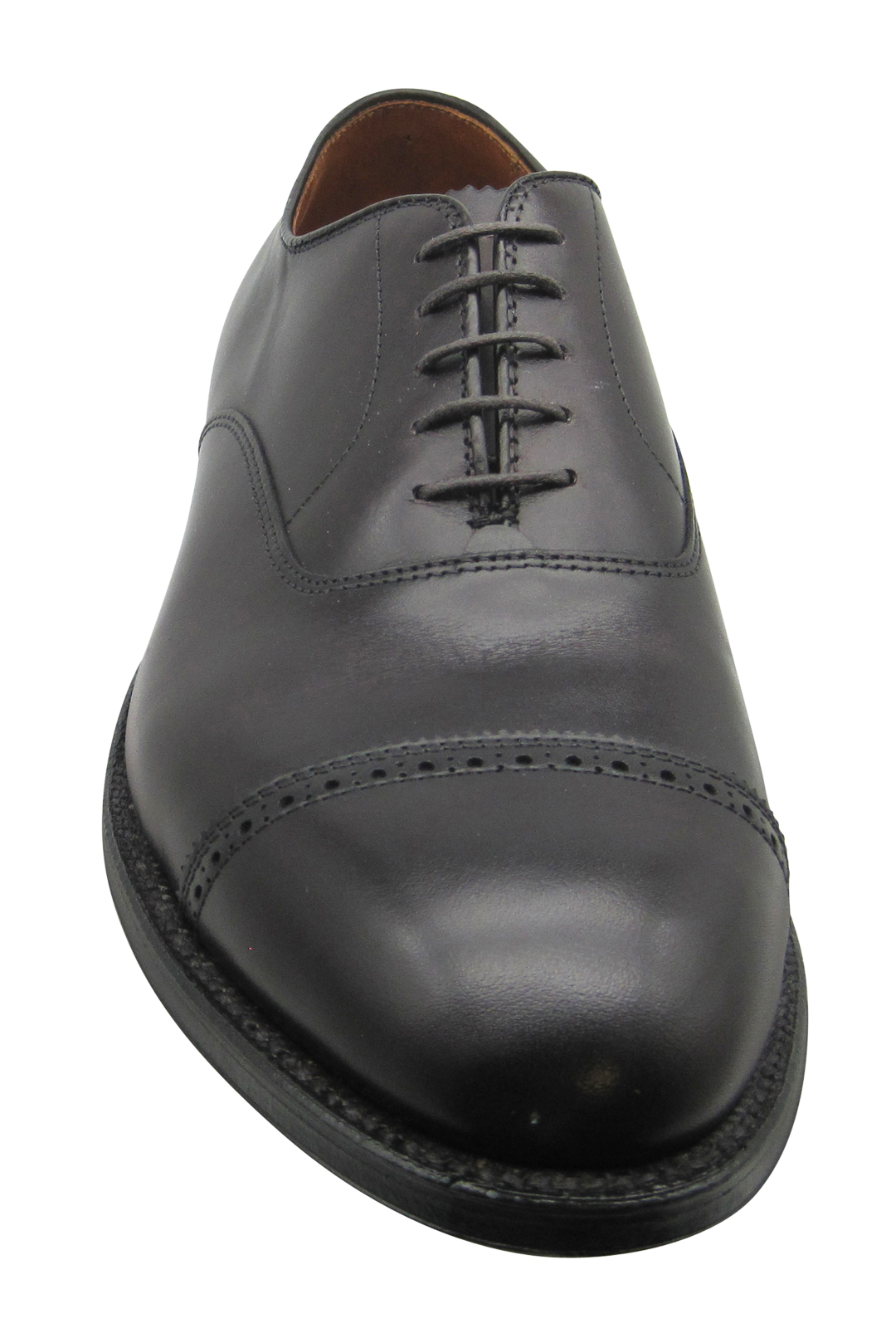 Alden Straight Tip Bal Burgundy Calfskin #905 - Sherman Brothers Inc