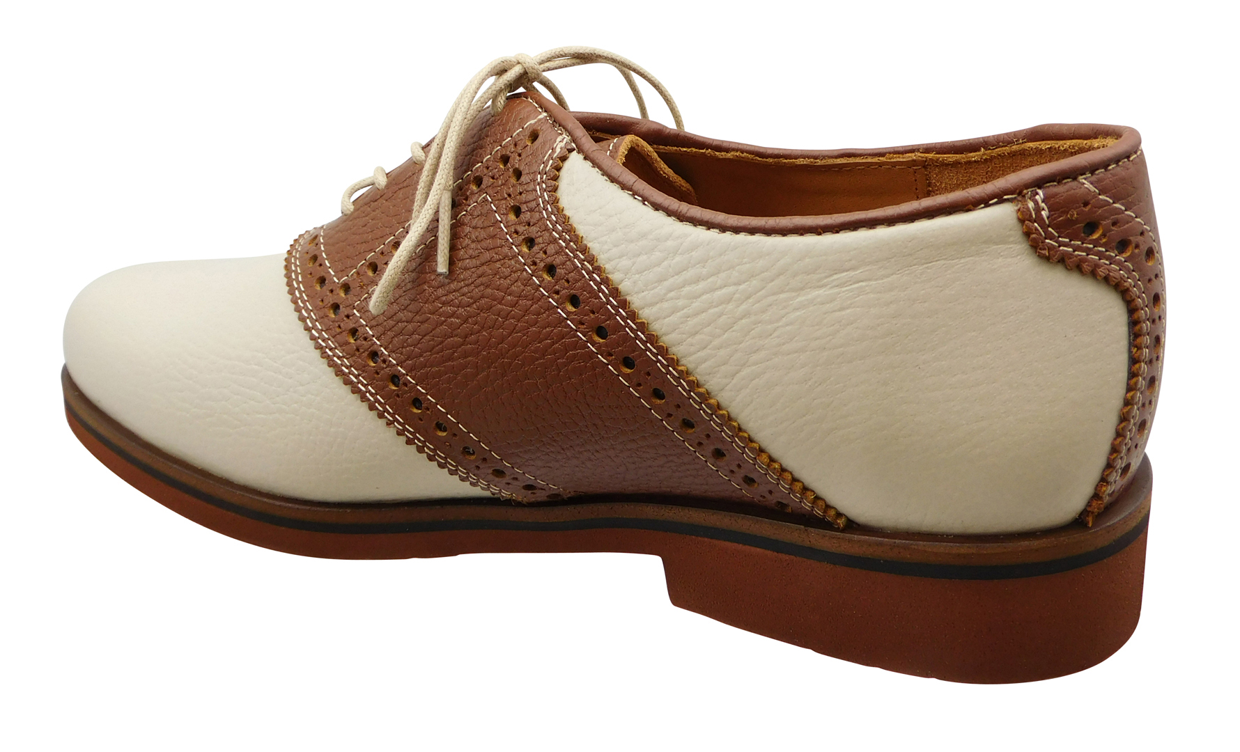 T.B. Phelps David Oxford Saddle Shoes Brown Two Tone Leather Size 8.5 M TB Phelps David Oxford Saddle Shoes Dirty | Mercari main image 2