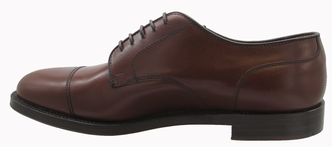 NEW HEELS Alden x Brooks Brothers 972 Straight Tip Blucher Brown Calf USA 8.5 D 972 - Cap Toe Blucher in Walnut Brown – ALDEN SHOES main image 3