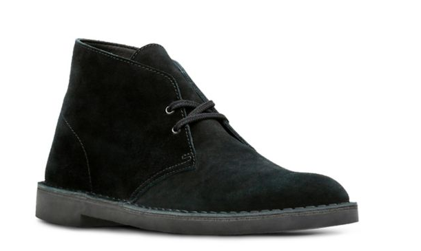 clarks men's bushacre 2 chukka boot black