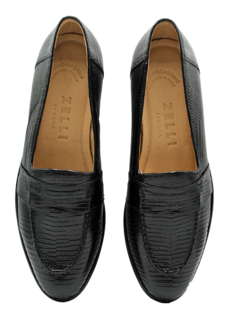 Zelli Men's Rossi Lizard Black
