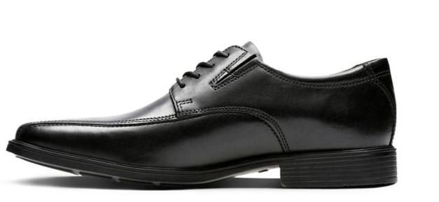 Clarks Men's Tilden Walk Black Leather - Sherman Brothers Inc