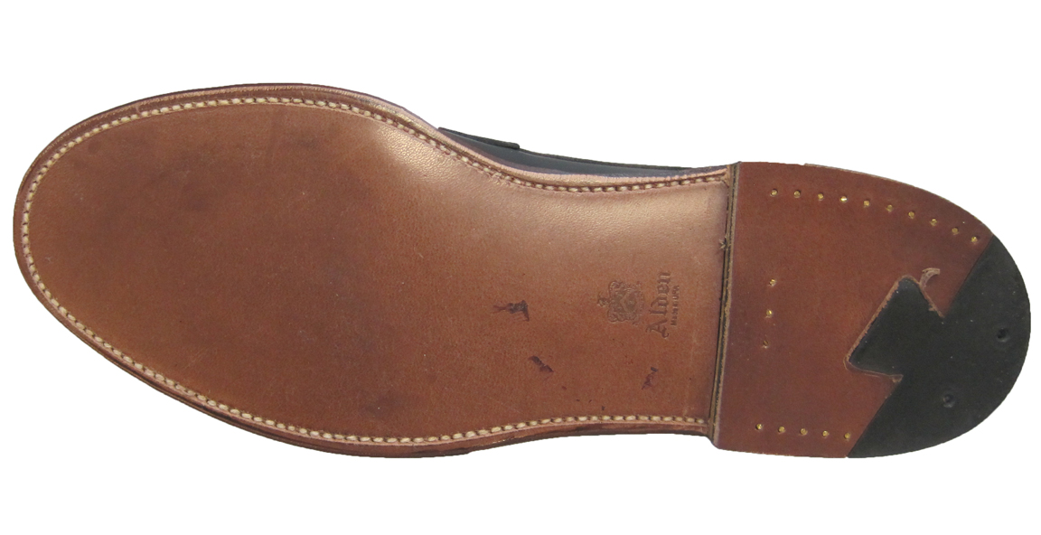 Alden Penny Loafer with Unlined Vamp Black Aniline Leather #17837F