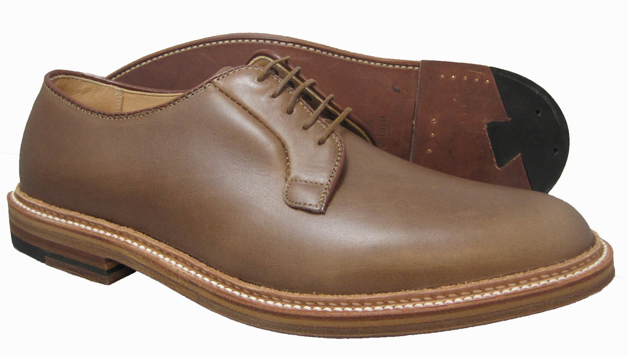 Alden Plain Toe Blucher Natural Chromexcel #9501 - Sherman 
