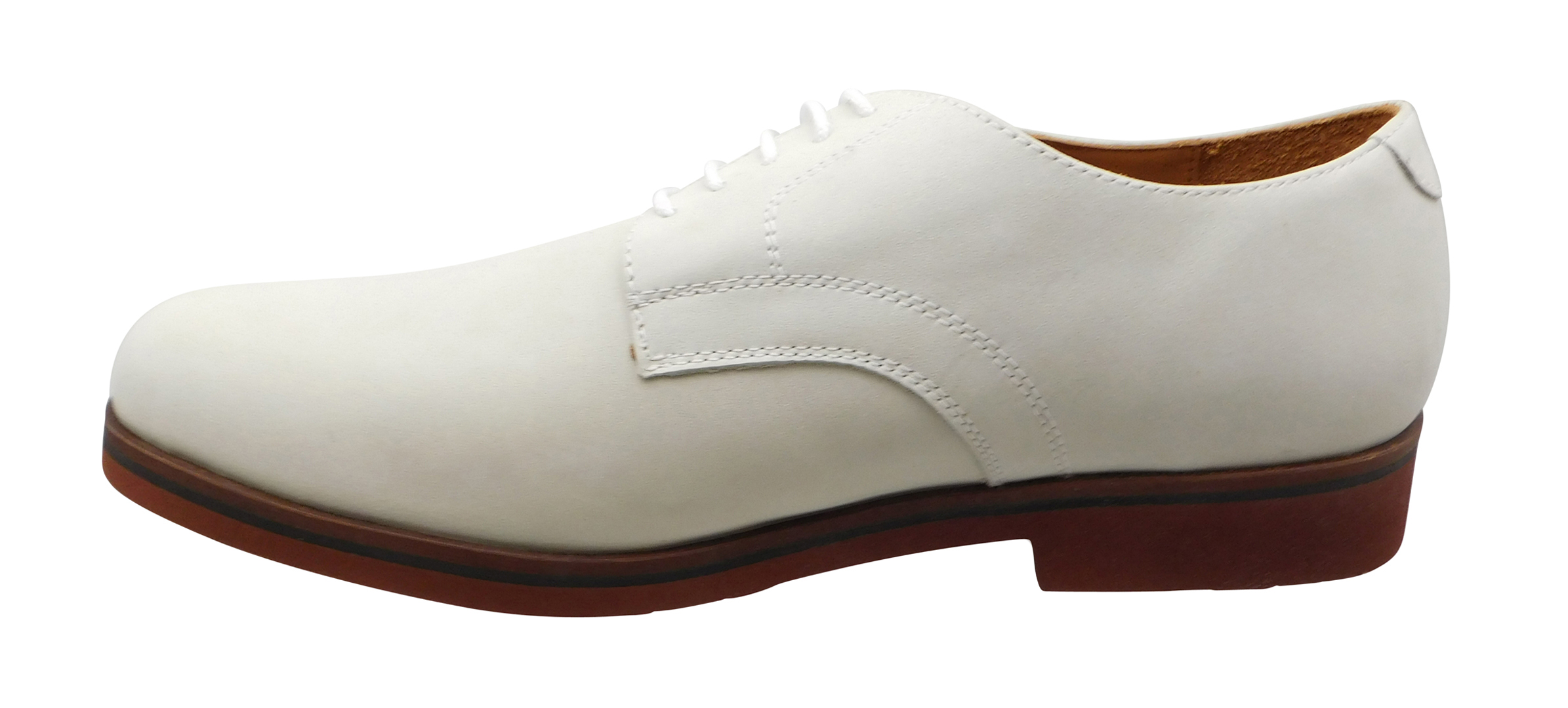Sherman Brothers Spencer Sport Oxford White Nubuck Sherman - Main Image