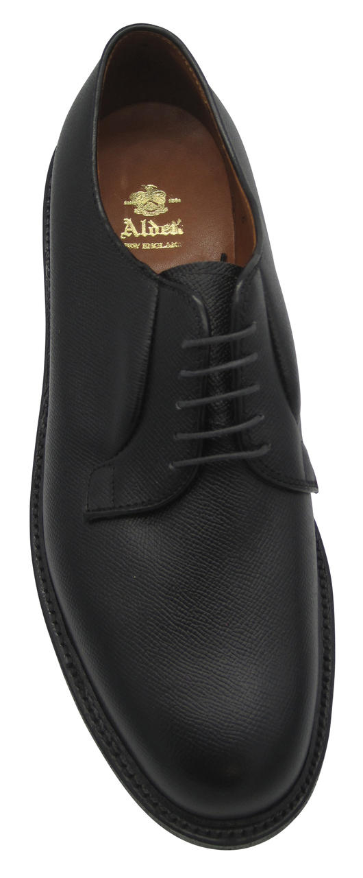 Alden All Weather Walker - Black Alpine Calfskin Natural Plantation Crepe  Soled Brogues