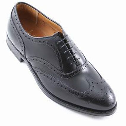 Alden Wing Tip Bal Black Calfskin # 903 - Sherman Brothers Inc