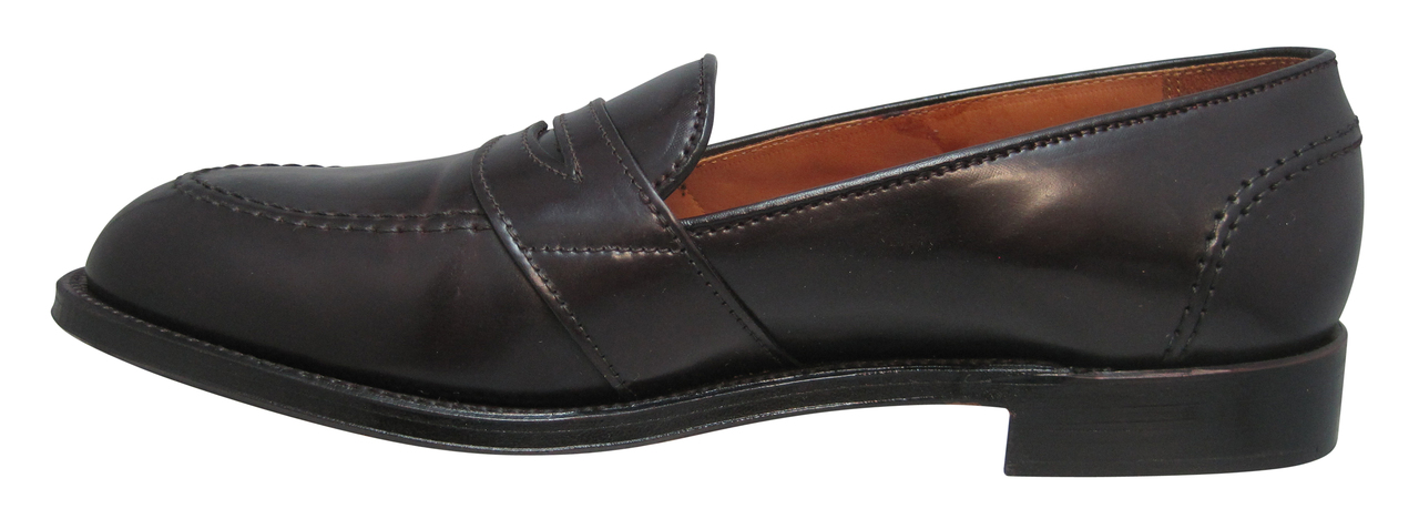 Alden - Men's Leisure Handsewn in Black Shell Cordovan