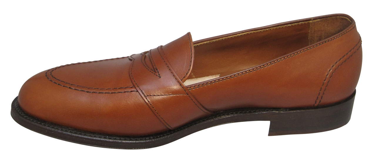 Alden Full Strap Slip-On Burnished Tan # 685 - Sherman Brothers Inc