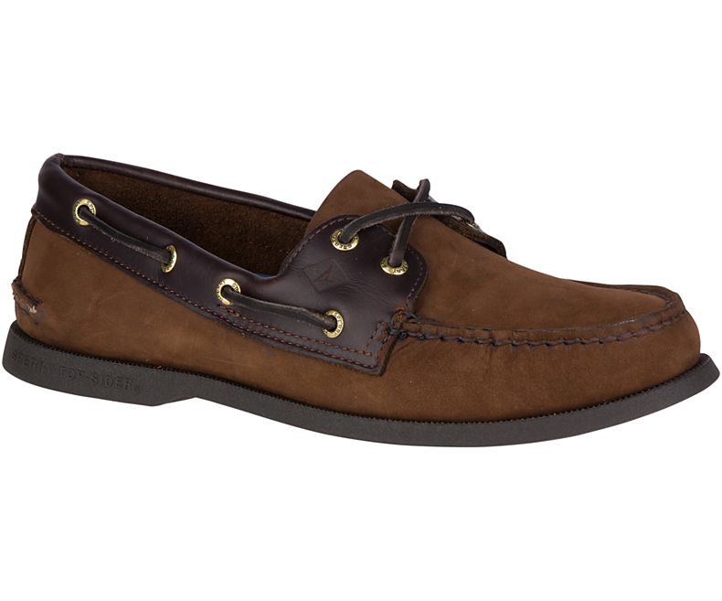 Dark sperrys men's clearance