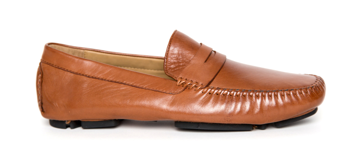 Robert Zur Men's Sven True Glove Penny Driving Moc Tan - Sherman