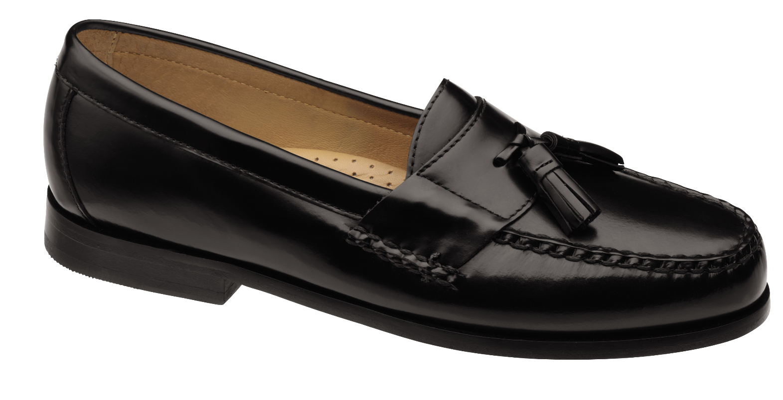 Johnston & Murphy Hayes Tassel Black - Sherman Brothers Inc