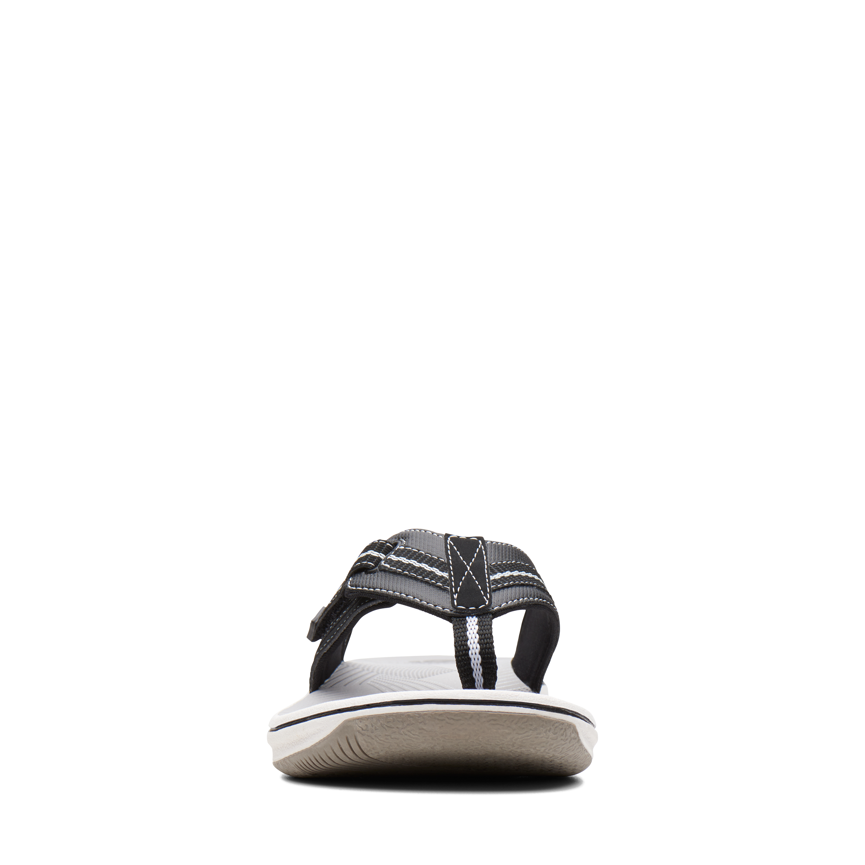 CLARKS Women's Brinkley Jazz Flip-Flop - Blue Grey Synthetic, Size 9 M US