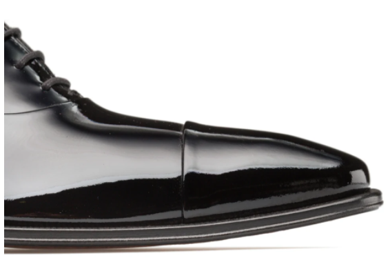 Mezlan Black Patent Leather Formal Oxford