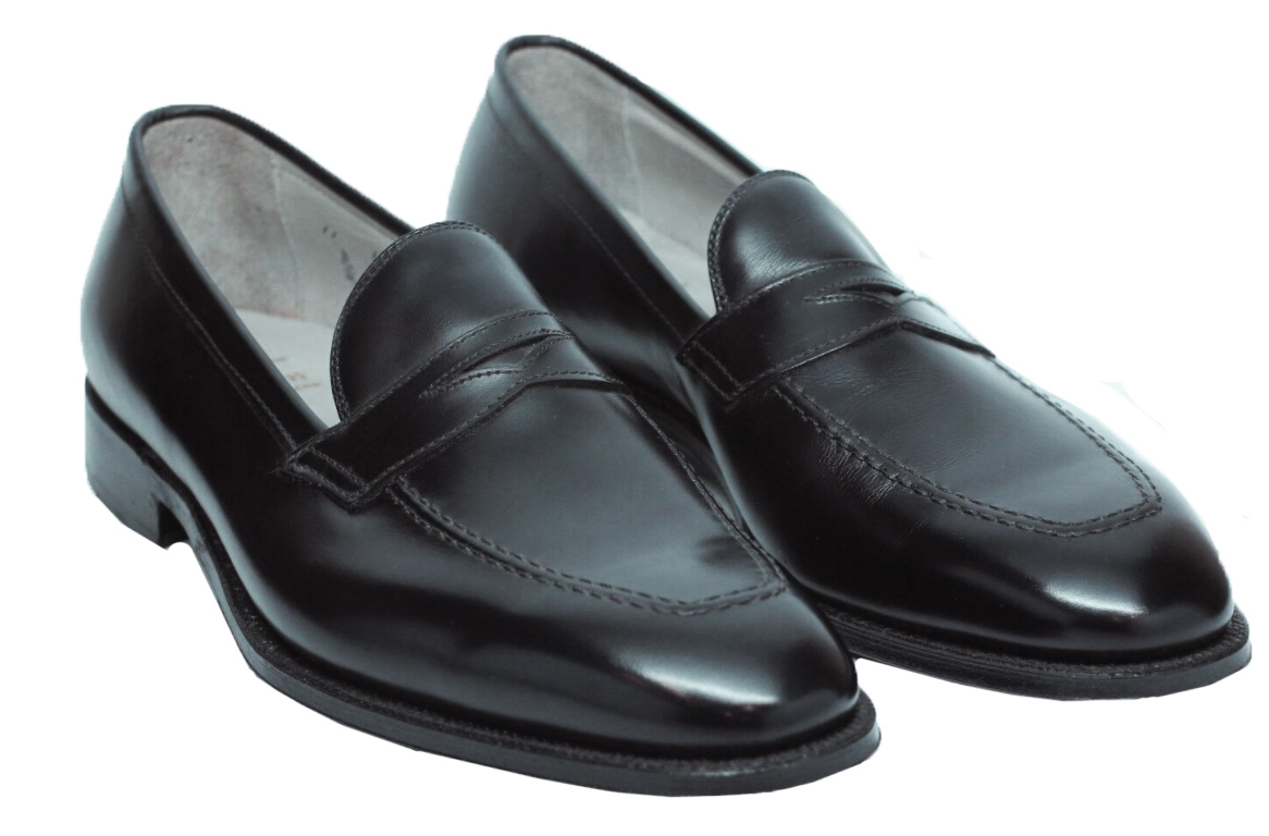 Alden Plaza Slip-On Black Calfskin #3557 Sherman Brothers Inc