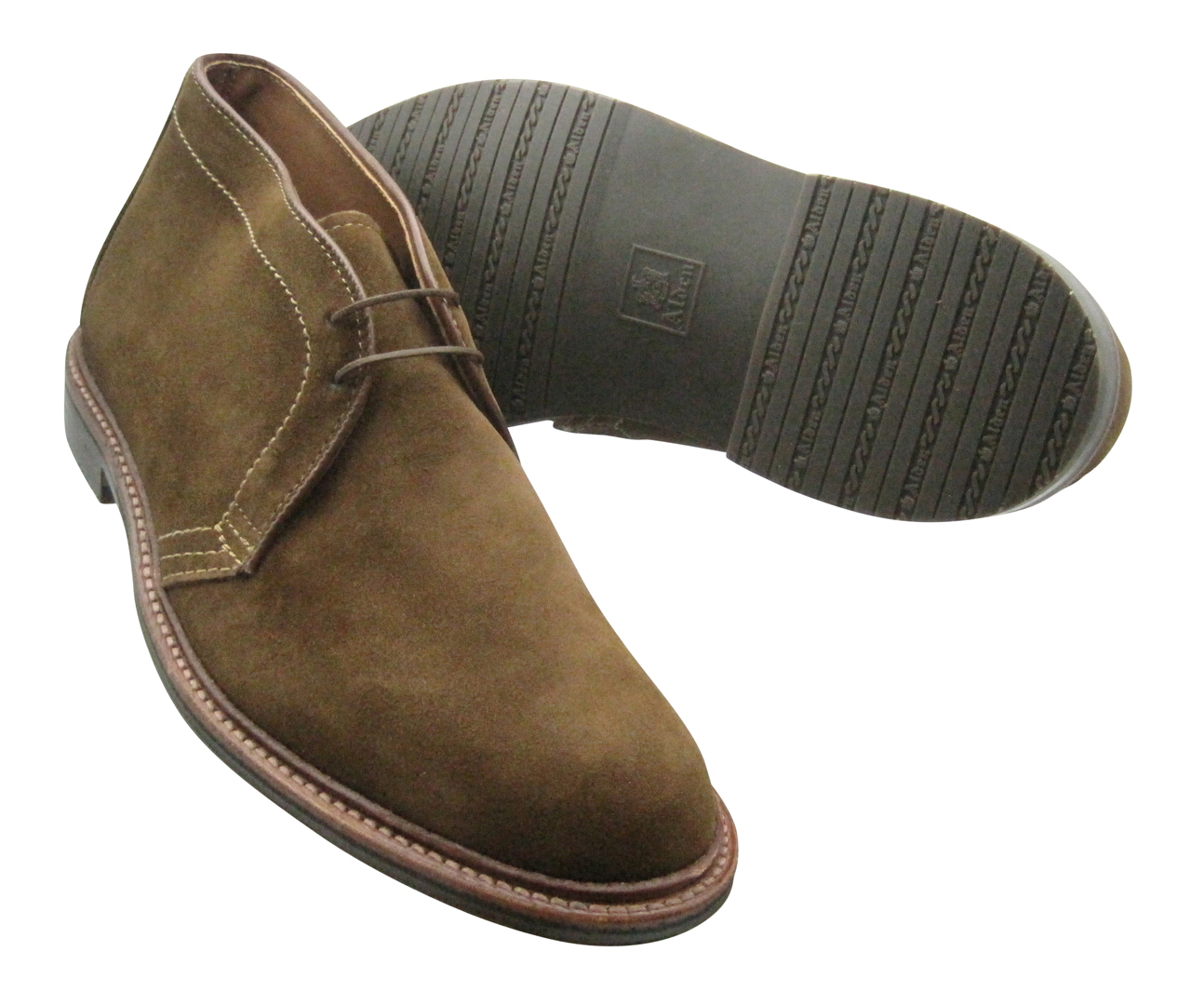 Alden Snuff Suede Leisure three rubber sole Chukka boot #1593L