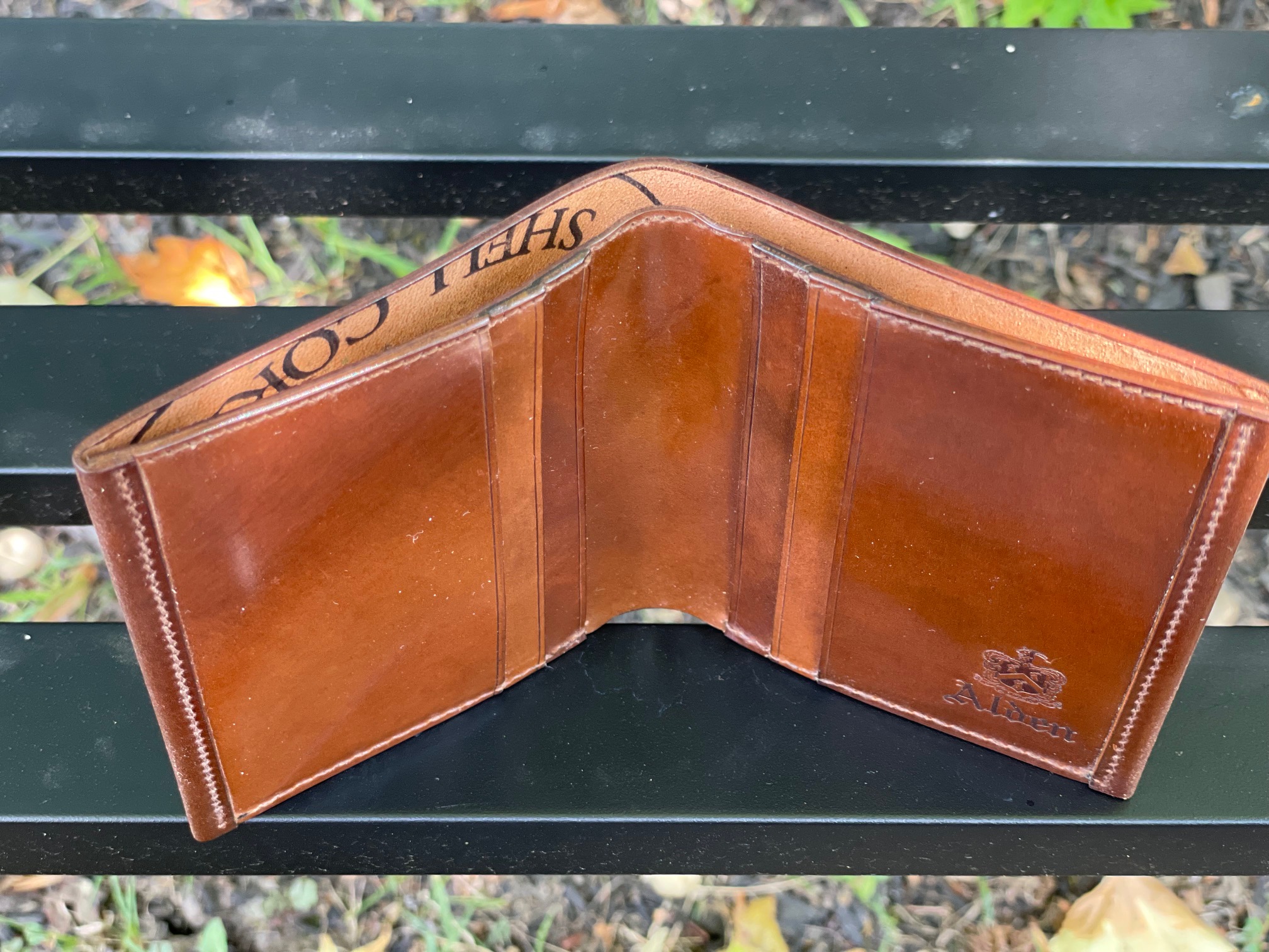 Bespoke Money Clip Wallet Handmade From Shell Cordovan 