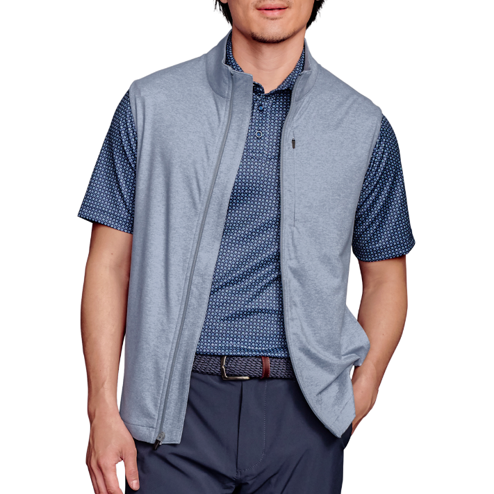 Johnston & Murphy XC4® Performance Vest Heather Blue