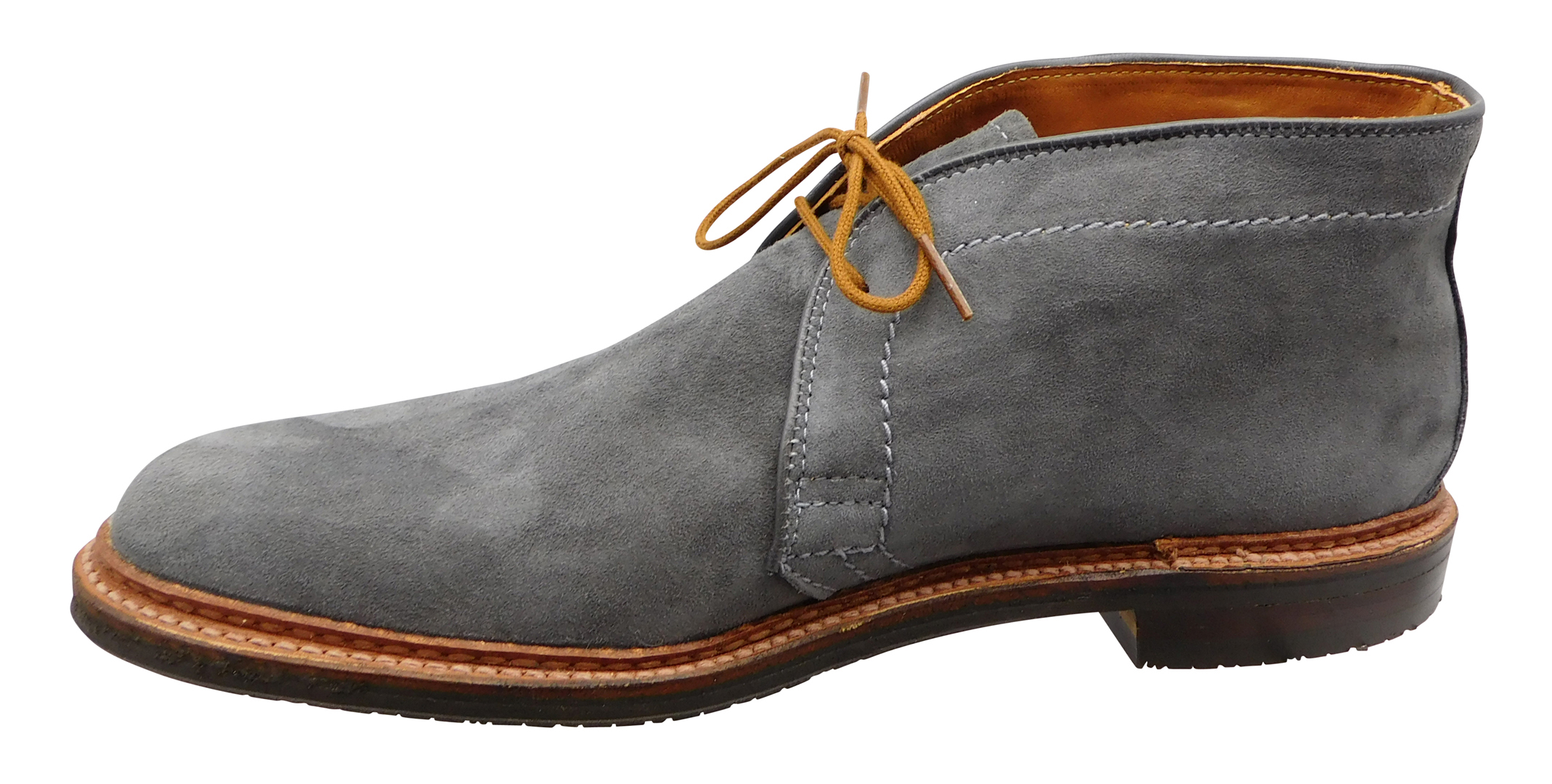 Alden Gray Suede Leisure three rubber sole Chukka boot 