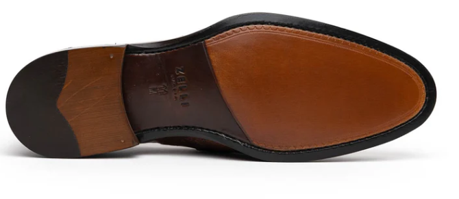 Zelli Roma Ostrich Quill Penny Loafer Brown - Sherman  display picture 1