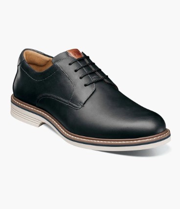 Florsheim Norwalk Plain Toe Oxford Black Crazy Horse Leather  display picture 3