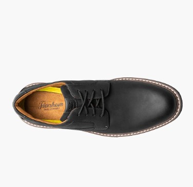 Florsheim Norwalk Plain Toe Oxford Black Oiled leather  display picture 2