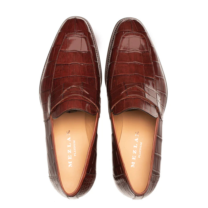 Mezlan PICCOLO ALLIGATOR PENNY LOAFER Sport - Sherman Brothers Inc