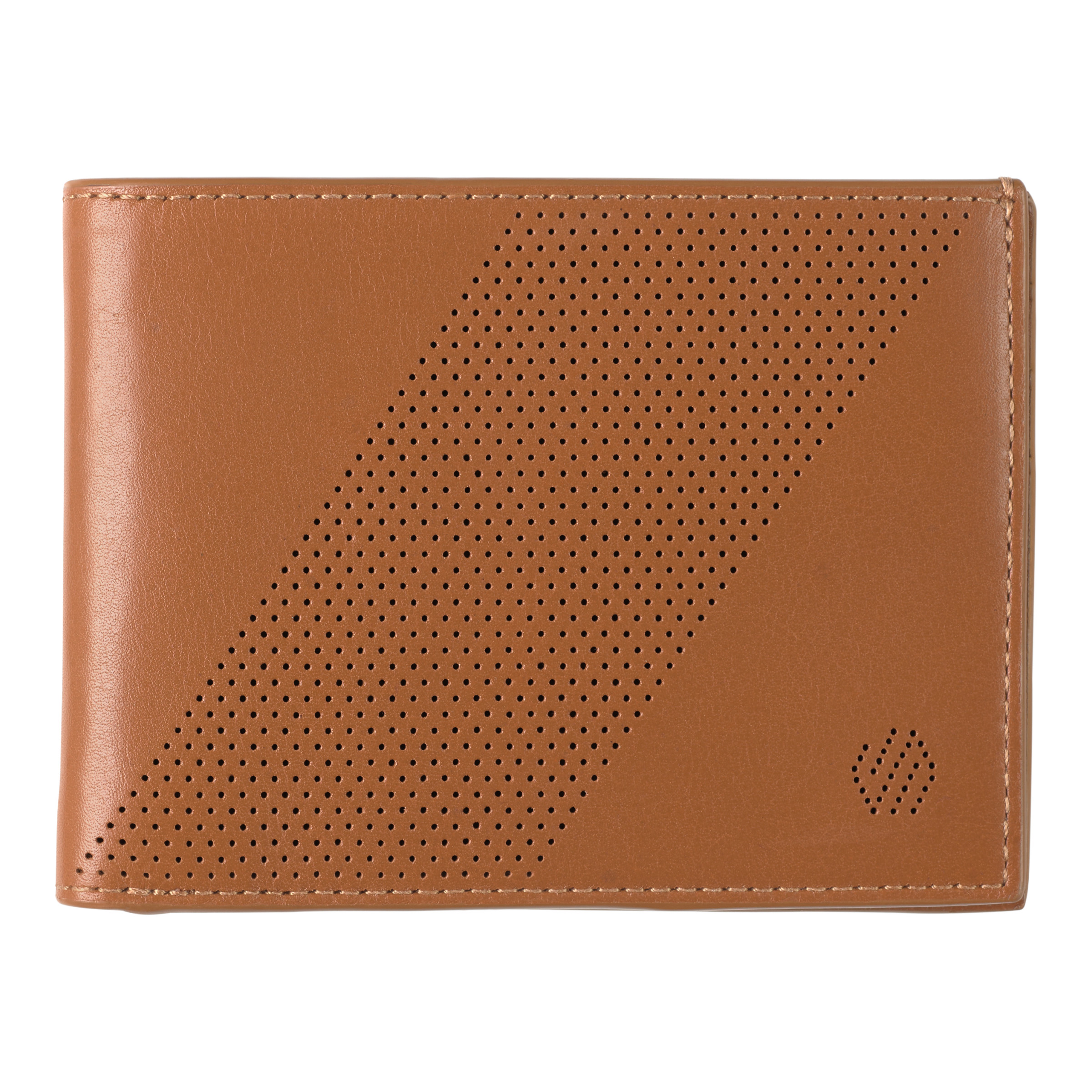 Johnston & Murphy RICHMOND PERFORATED BILLFOLD WALLET Tan