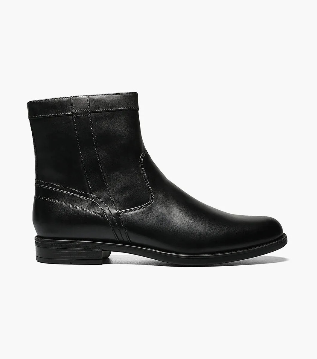 Florsheim Midtown Plain Plain Toe Zipper Boot Black - Sherman