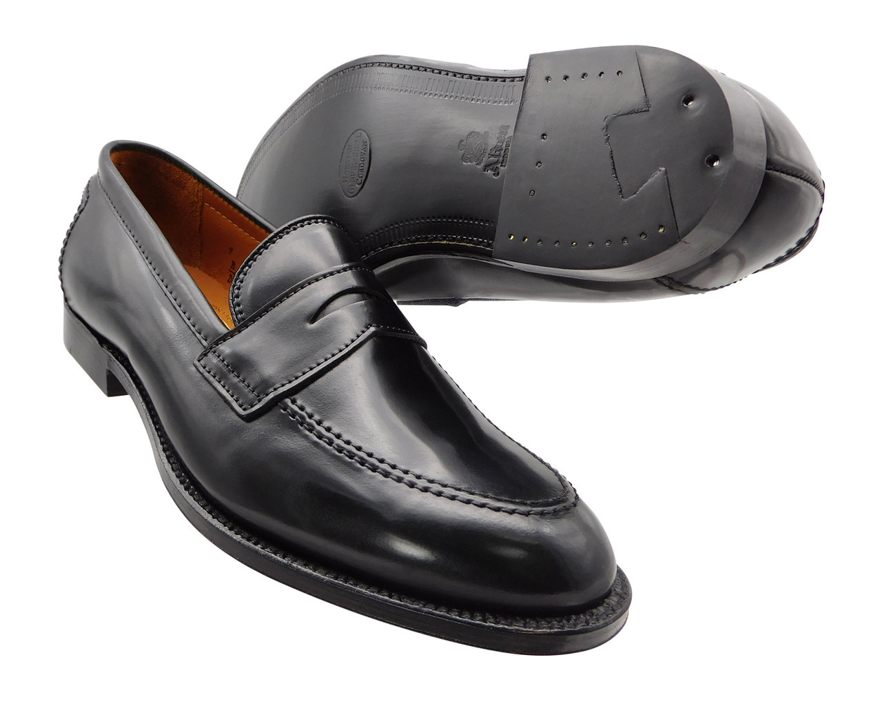 LIMITED EDITION Alden SPRUCE ST. PENNY SLIP ON Black SHELL