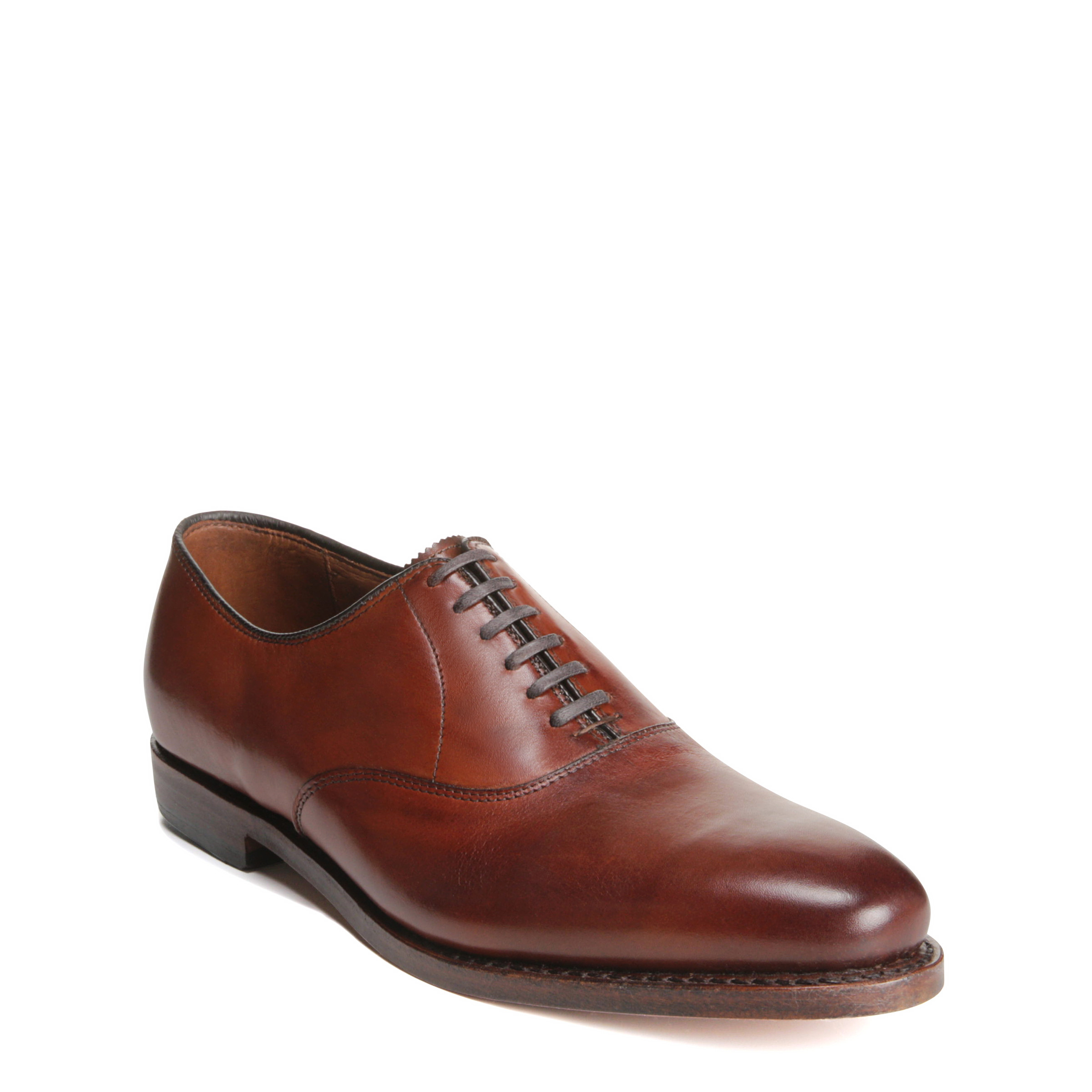 Allen Edmonds Carlyle Calfskin Dark Chili Leather Sherman - Main Image