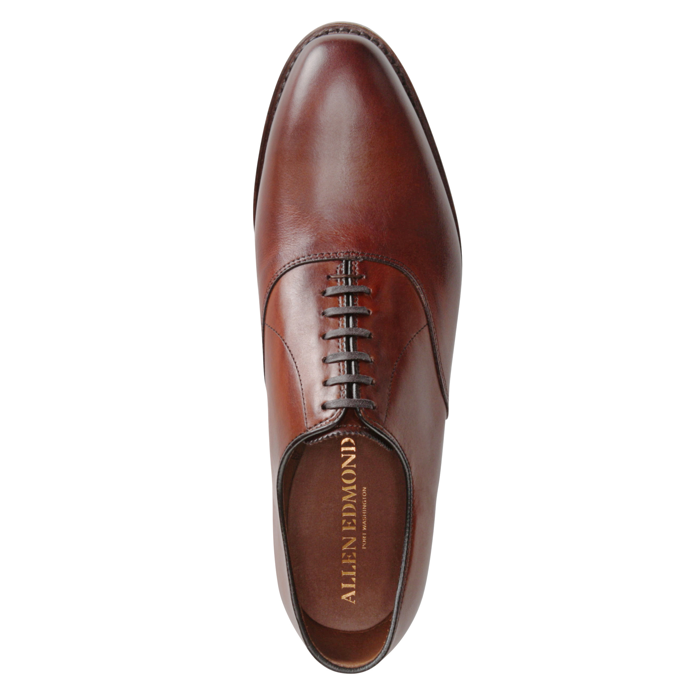Allen Edmonds Carlyle Calfskin Dark Chili Leather Sherman
