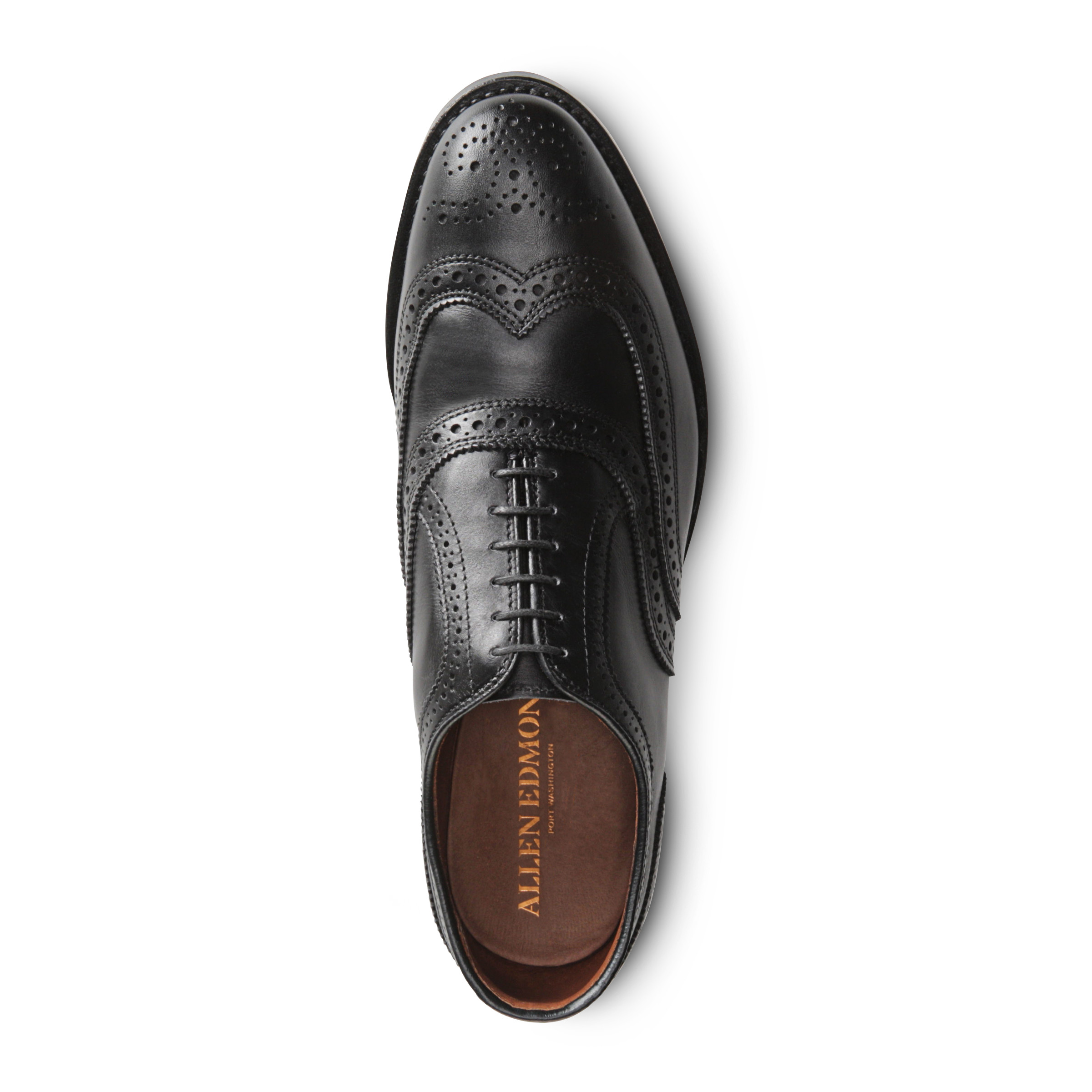 Allen Edmonds McAllister Black Leather Calfskin - Sherman Brothers Inc