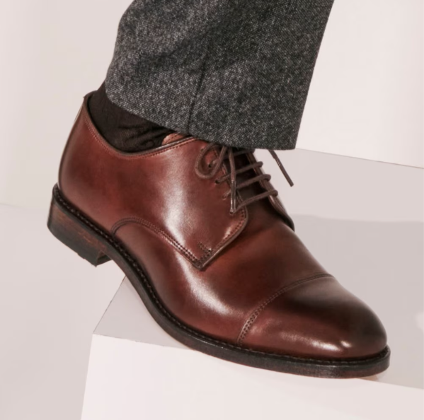 Allen Edmonds Park Ave Derby Mahogany Leather Calfskin  display picture 3